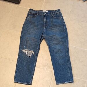 Abercrombie & Fitch The Ankle Straight Ultra High Rise 29/8